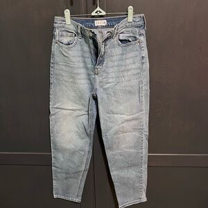 Aubrie B High Waist Mom Jean